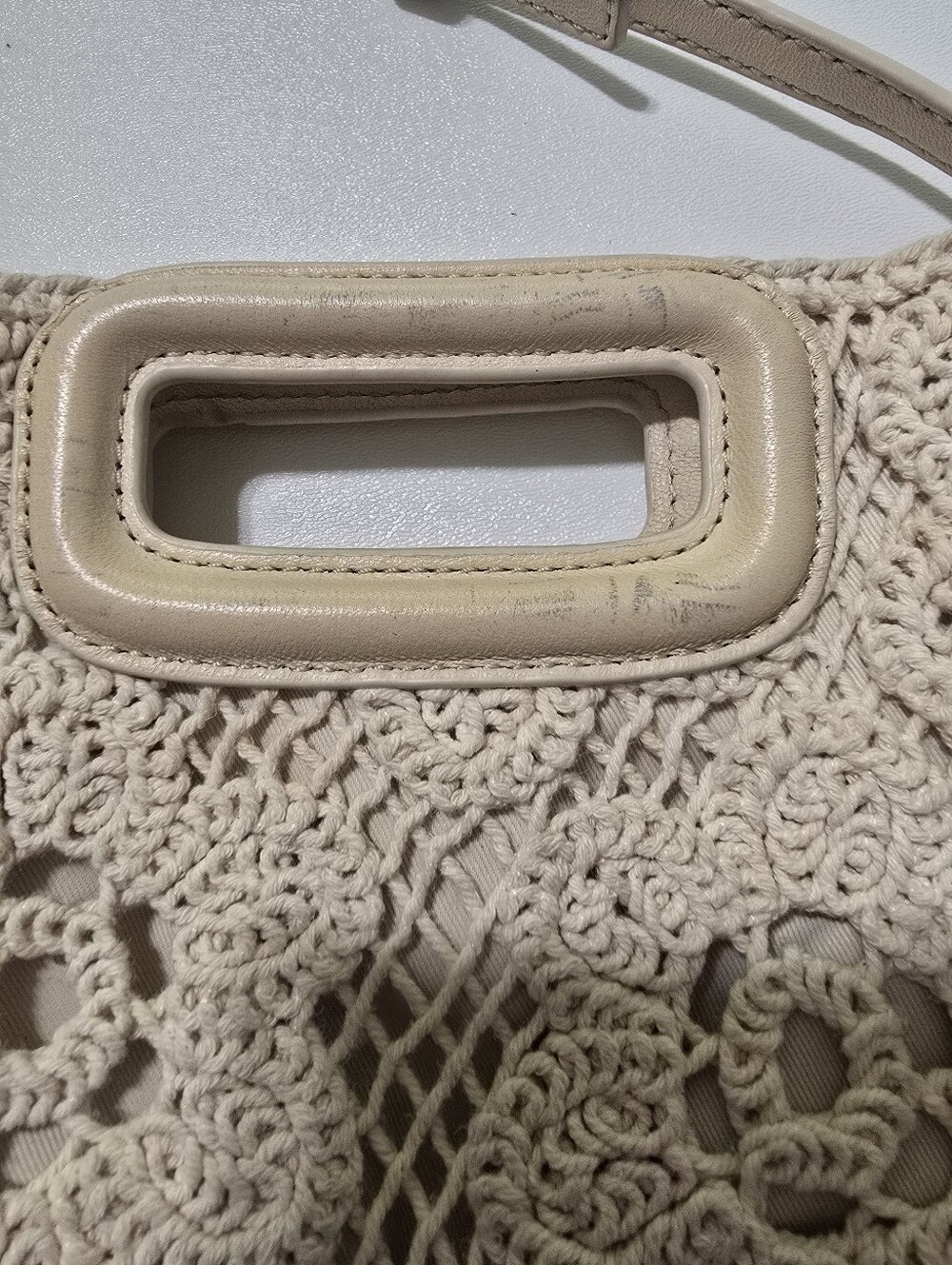 Maje Crochet Knit M Bag - Picture 14 of 16